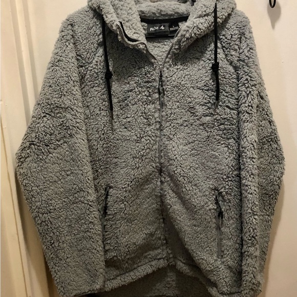Pulse Women's Large Hi-Pile Fleece Jacket Hooded - Picture 1 of 11